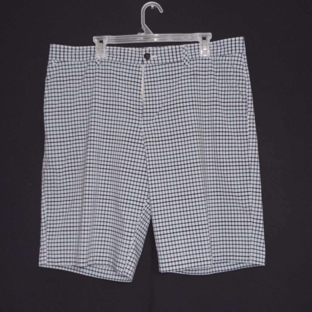 Adidas shorts plaid 38
